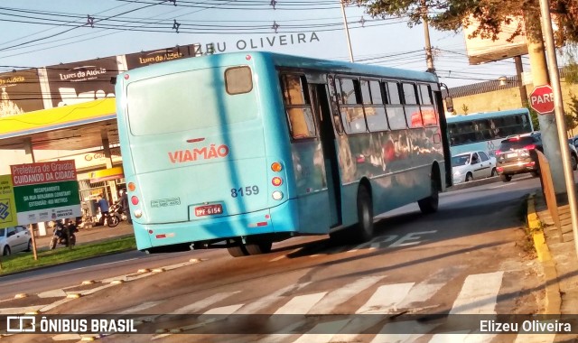 Empresa de Transporte Coletivo Viamão 8159 na cidade de Gravataí, Rio Grande do Sul, Brasil, por Elizeu Oliveira. ID da foto: 8321631.