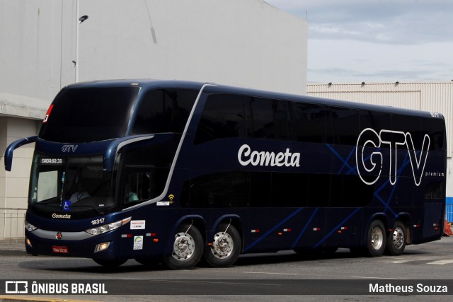 Viação Cometa 18317 na cidade de Rio de Janeiro, Rio de Janeiro, Brasil, por Matheus Souza. Número da foto: #8324075.