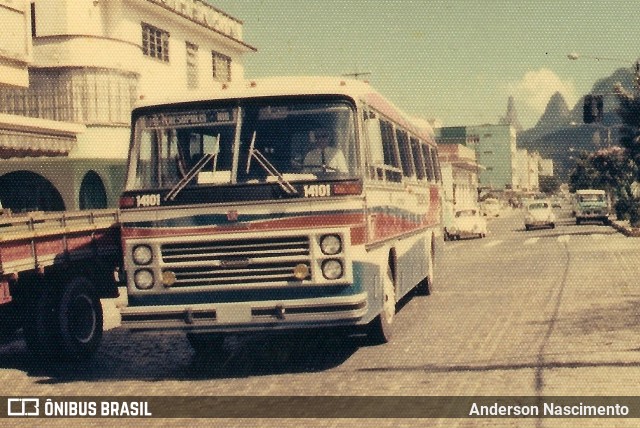 Viação Teresópolis 14101 na cidade de Teresópolis, Rio de Janeiro, Brasil, por Anderson Nascimento . Número da foto: #8321802.
