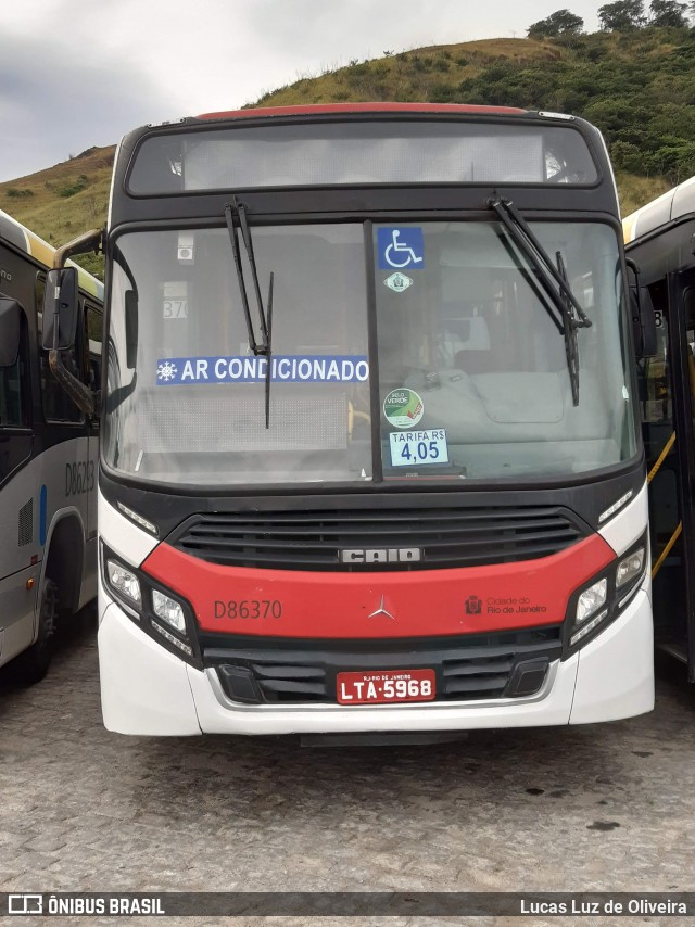 Auto Viação Jabour D86370 na cidade de Rio de Janeiro, Rio de Janeiro, Brasil, por Lucas Luz de Oliveira. Número da foto: #8321891.