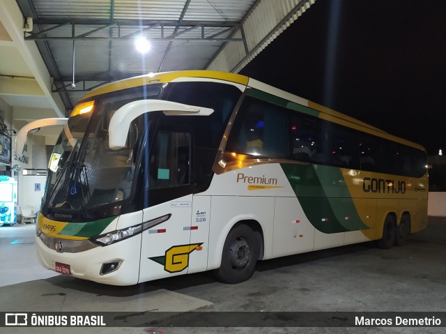 Empresa Gontijo de Transportes 19495 na cidade de Venda Nova do Imigrante, Espírito Santo, Brasil, por Marcos Demetrio. Número da foto: #8322559.