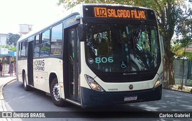 Visate - Viação Santa Tereza 806 na cidade de Caxias do Sul, Rio Grande do Sul, Brasil, por Carlos Gabriel. Número da foto: #8321476.