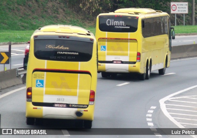 Viação Itapemirim 5813 na cidade de Barra Mansa, Rio de Janeiro, Brasil, por Luiz Petriz. ID da foto: 8323722.