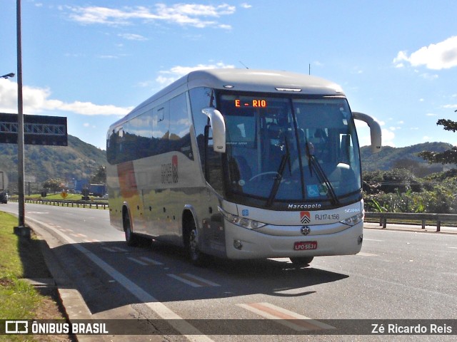 Viação Cidade do Aço RJ 174.156 na cidade de Seropédica, Rio de Janeiro, Brasil, por Zé Ricardo Reis. Número da foto: #8248068.