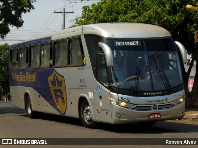 Viação Real 8412 na cidade de Paranavaí, Paraná, Brasil, por Robson Alves. ID da foto: 8247914.