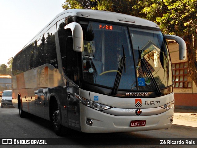 Viação Cidade do Aço RJ 174.177 na cidade de Rio de Janeiro, Rio de Janeiro, Brasil, por Zé Ricardo Reis. Número da foto: #8248221.