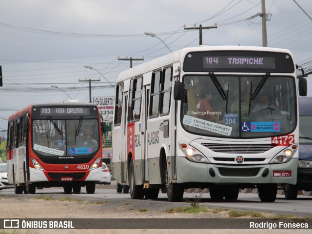 Real Alagoas de Viação 4172 na cidade de Maceió, Alagoas, Brasil, por Rodrigo Fonseca. Número da foto: #8248860.