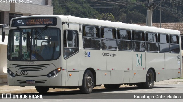 Auto Viação São Braz 21023 na cidade de Campo Magro, Paraná, Brasil, por Busologia Gabrielística. ID da foto: 8247133.