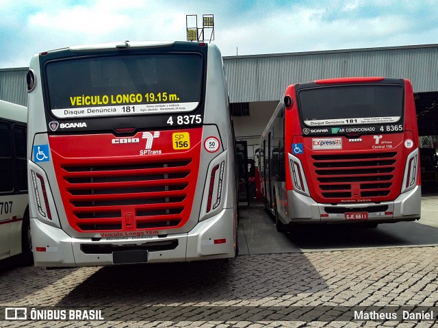 Express Transportes Urbanos Ltda 4 8375 na cidade de São Paulo, São Paulo, Brasil, por Matheus  Daniel. ID da foto: 8247067.