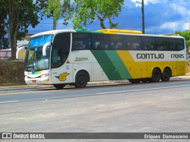 Empresa Gontijo de Transportes 17095 na cidade de Eunápolis, Bahia, Brasil, por Eriques  Damasceno. ID da foto: 8249296.