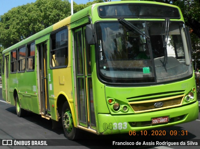 Transcol Transportes Coletivos 04383 na cidade de Teresina, Piauí, Brasil, por Francisco de Assis Rodrigues da Silva. Número da foto: #8324715.