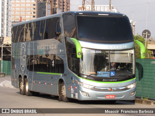 Viação Garcia 8832 na cidade de São Paulo, São Paulo, Brasil, por Moaccir  Francisco Barboza. Número da foto: #8324953.