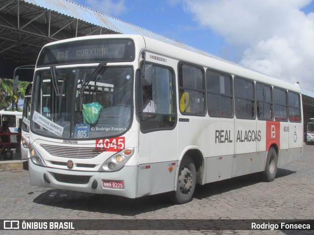 Real Alagoas de Viação 4045 na cidade de Maceió, Alagoas, Brasil, por Rodrigo Fonseca. ID da foto: 8326174.