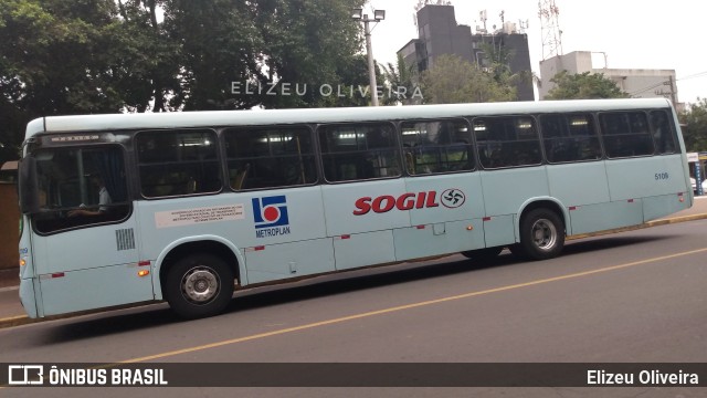 SOGIL - Sociedade de Ônibus Gigante Ltda. 5109 na cidade de Gravataí, Rio Grande do Sul, Brasil, por Elizeu Oliveira. ID da foto: 8326618.