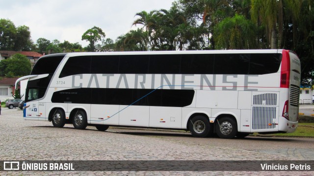 Auto Viação Catarinense 3734 na cidade de Joinville, Santa Catarina, Brasil, por Vinicius Petris. Número da foto: #8324354.