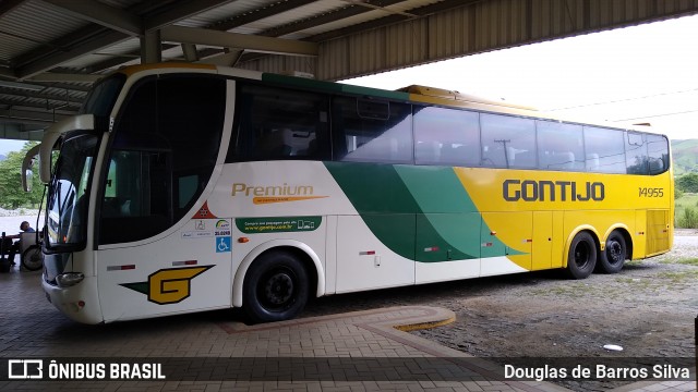 Empresa Gontijo de Transportes 14955 na cidade de Roseira, São Paulo, Brasil, por Douglas de Barros Silva. Número da foto: #8324281.