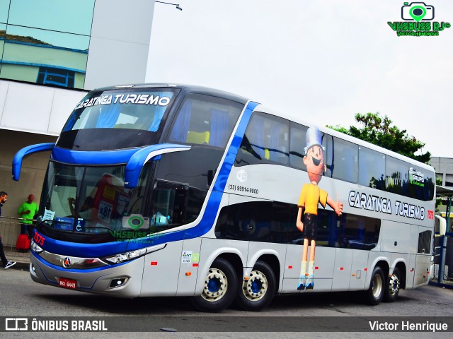 Caratinga Turismo 7575 na cidade de Rio de Janeiro, Rio de Janeiro, Brasil, por Victor Henrique. Número da foto: #8326424.