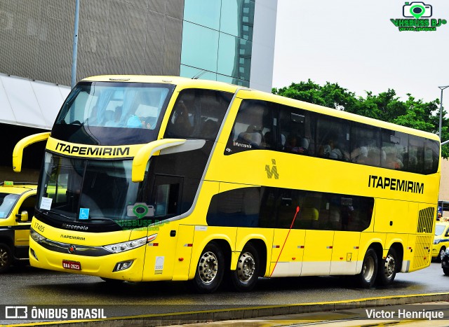 Viação Itapemirim 17405 na cidade de Rio de Janeiro, Rio de Janeiro, Brasil, por Victor Henrique. ID da foto: 8328788.