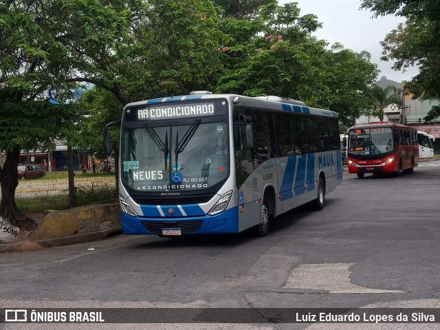 Viação Mauá RJ 185.057 na cidade de Niterói, Rio de Janeiro, Brasil, por Luiz Eduardo Lopes da Silva. Número da foto: #8328150.