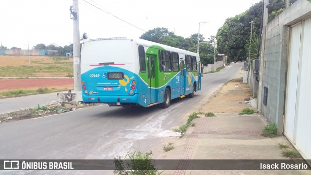 Nova Transporte 22149 na cidade de Cariacica, Espírito Santo, Brasil, por Isack Rosario. Número da foto: #8328084.
