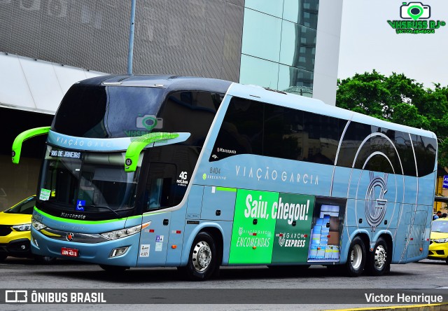 Viação Garcia 8404 na cidade de Rio de Janeiro, Rio de Janeiro, Brasil, por Victor Henrique. Número da foto: #8328750.
