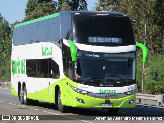 TurBus 3011 na cidade de Chimbarongo, Colchagua, Libertador General Bernardo O'Higgins, Chile, por Jeremias Alejandro Medina Ramirez. Número da foto: #8328858.