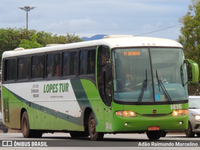 Lopes Tur 1416 na cidade de Belo Horizonte, Minas Gerais, Brasil, por Adão Raimundo Marcelino. ID da foto: 8329127.