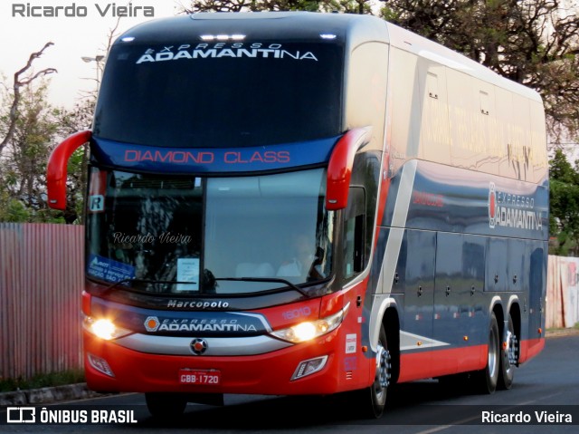 Expresso Adamantina 16010 na cidade de Brasília, Distrito Federal, Brasil, por Ricardo Vieira. Número da foto: #8251781.