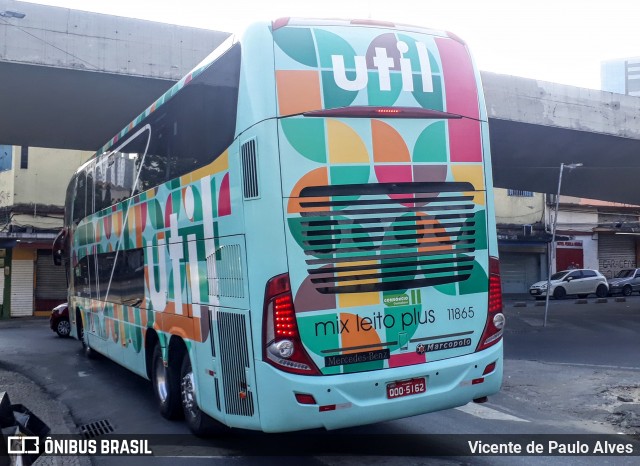 UTIL - União Transporte Interestadual de Luxo 11865 na cidade de Belo Horizonte, Minas Gerais, Brasil, por Vicente de Paulo Alves. ID da foto: 8252302.