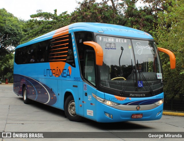 Litorânea Transportes Coletivos 5683 na cidade de São Paulo, São Paulo, Brasil, por George Miranda. Número da foto: #8251505.