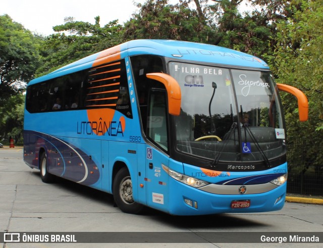 Litorânea Transportes Coletivos 5683 na cidade de São Paulo, São Paulo, Brasil, por George Miranda. ID da foto: 8251505.