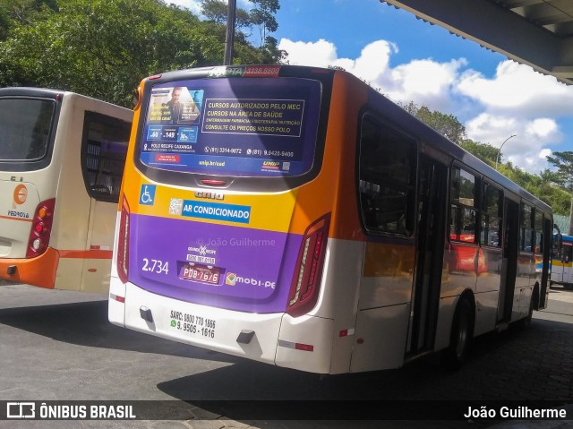 Mobibrasil São Lourenço >>> Mobi-PE 2.734 na cidade de Recife, Pernambuco, Brasil, por João Guilherme. Número da foto: #8252123.