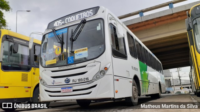 Viação Pinheiral RJ 189.016 na cidade de Volta Redonda, Rio de Janeiro, Brasil, por Matheus Martins da Silva. ID da foto: 8250484.