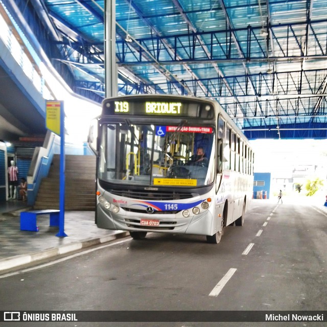 BBTT - Benfica Barueri Transporte e Turismo 1145 na cidade de Itapevi, São Paulo, Brasil, por Michel Nowacki. ID da foto: 8252197.