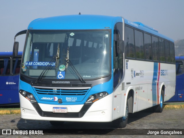 Auto Viação Jabour D86722 na cidade de Rio de Janeiro, Rio de Janeiro, Brasil, por Jorge Gonçalves. ID da foto: 8252222.