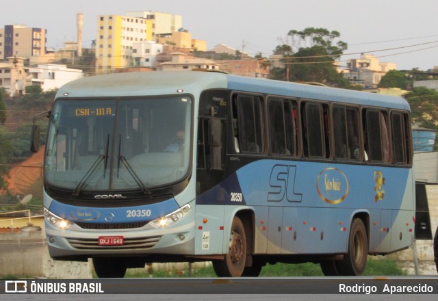 Viação São Luiz 20350 na cidade de Conselheiro Lafaiete, Minas Gerais, Brasil, por Rodrigo  Aparecido. Número da foto: #8251316.