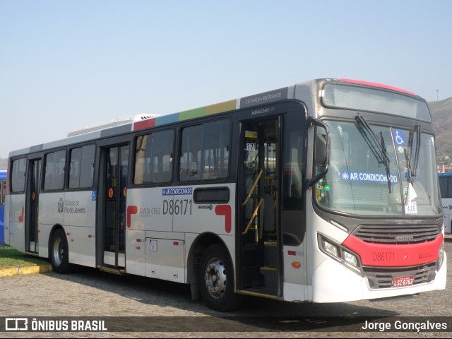 Auto Viação Jabour D86171 na cidade de Rio de Janeiro, Rio de Janeiro, Brasil, por Jorge Gonçalves. ID da foto: 8252156.