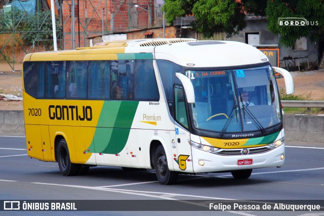 Empresa Gontijo de Transportes 7020 na cidade de Salvador, Bahia, Brasil, por Felipe Pessoa de Albuquerque. Número da foto: #8251146.