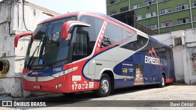 Expresso Luxo 17032 na cidade de Santos, São Paulo, Brasil, por Davi Cesar. Número da foto: #8251055.
