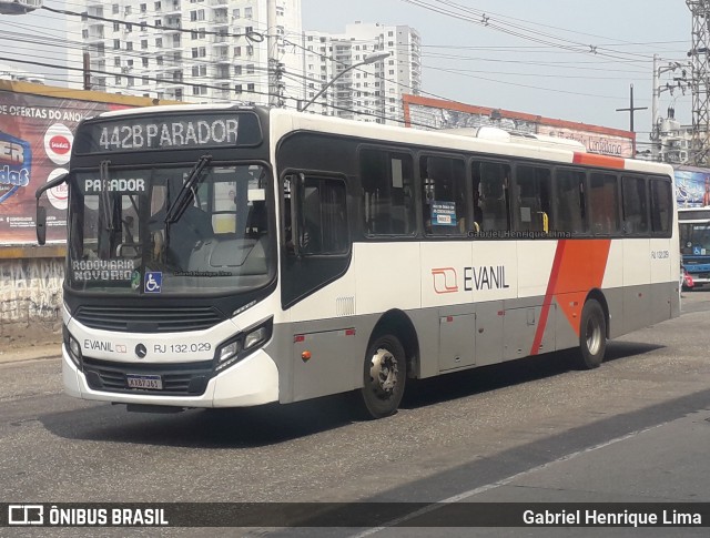 Evanil Transportes e Turismo RJ 132.029 na cidade de Nova Iguaçu, Rio de Janeiro, Brasil, por Gabriel Henrique Lima. Número da foto: #8253375.
