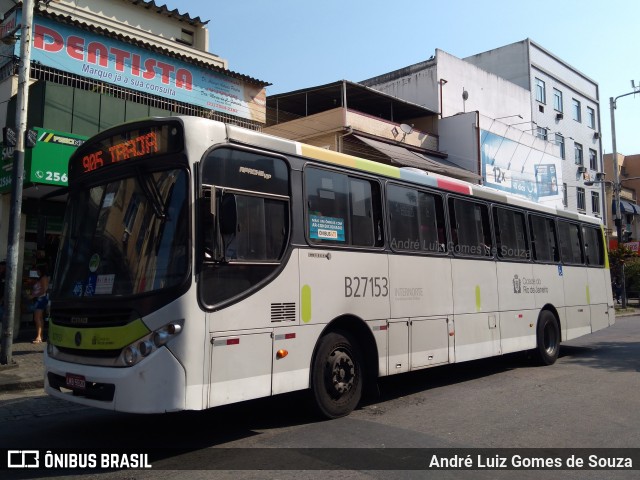 Caprichosa Auto Ônibus B27153 na cidade de Rio de Janeiro, Rio de Janeiro, Brasil, por André Luiz Gomes de Souza. ID da foto: 8254903.