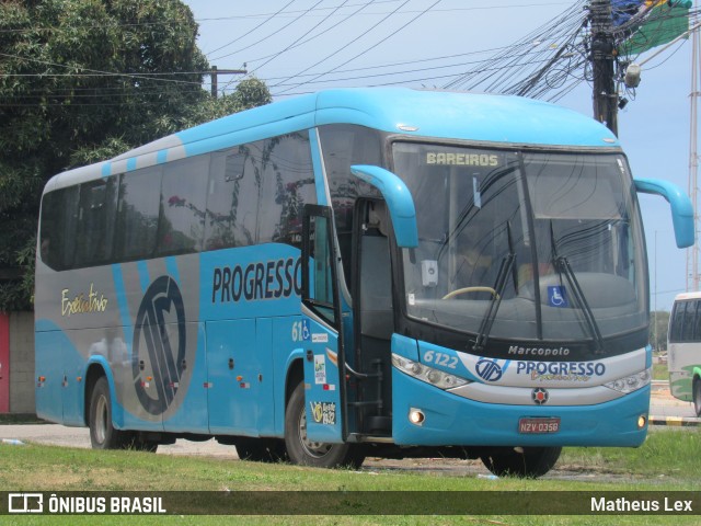 Auto Viação Progresso 6122 na cidade de Jaboatão dos Guararapes, Pernambuco, Brasil, por Matheus Lex. ID da foto: 8252856.