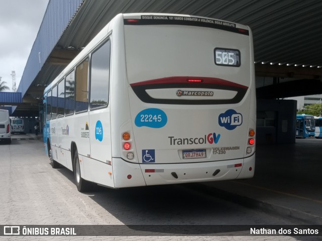 Nova Transporte 22245 na cidade de Serra, Espírito Santo, Brasil, por Nathan dos Santos. Número da foto: #8253452.