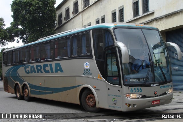 Viação Garcia 6556 na cidade de Rio de Janeiro, Rio de Janeiro, Brasil, por Rafael H.. ID da foto: 8254346.