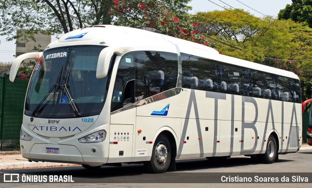 Viação Atibaia São Paulo 1020 na cidade de São Paulo, São Paulo, Brasil, por Cristiano Soares da Silva. ID da foto: 8253345.