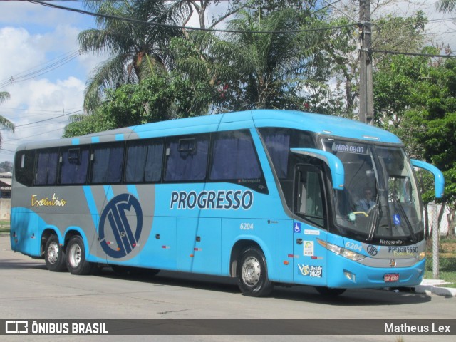 Auto Viação Progresso 6204 na cidade de Recife, Pernambuco, Brasil, por Matheus Lex. Número da foto: #8258251.