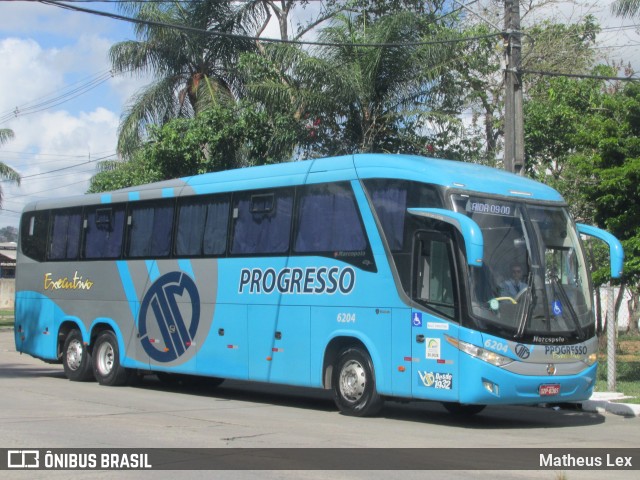 Auto Viação Progresso 6204 na cidade de Recife, Pernambuco, Brasil, por Matheus Lex. ID da foto: 8258251.