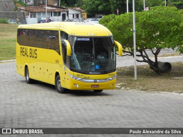 Expresso Real Bus 0220 na cidade de João Pessoa, Paraíba, Brasil, por Paulo Alexandre da Silva. Número da foto: #8257347.