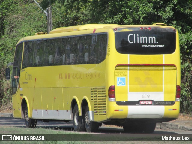Viação Itapemirim 8819 na cidade de Recife, Pernambuco, Brasil, por Matheus Lex. Número da foto: #8258254.