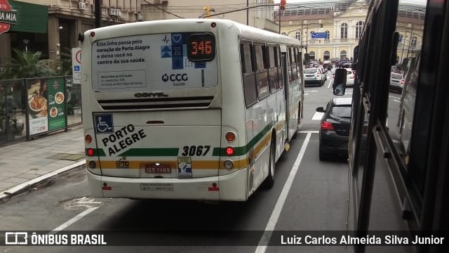 Sudeste Transportes Coletivos 3067 na cidade de Porto Alegre, Rio Grande do Sul, Brasil, por Luiz Carlos Almeida Silva Junior. Número da foto: #8256944.